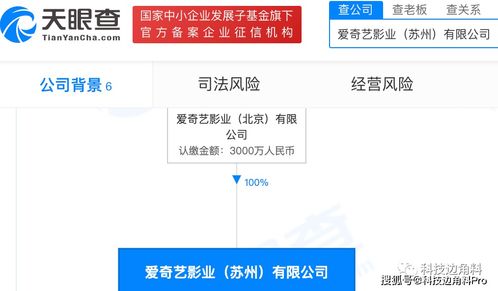愛奇藝在蘇州成立影業(yè)公司,經營范圍含日用百貨銷售